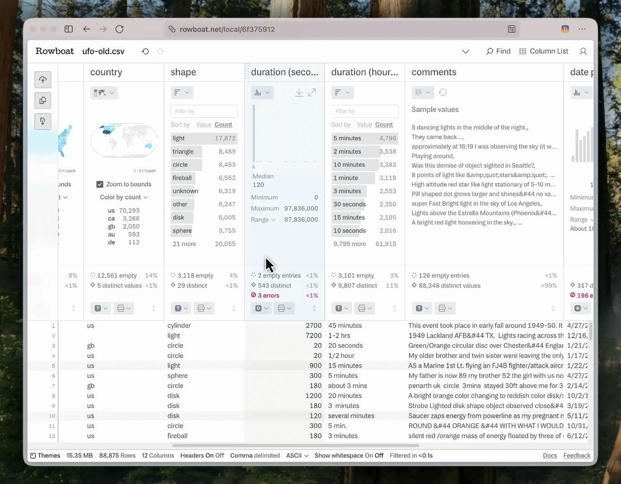 Video filtering down to all errors within a single column, and then editing each error by removing an unnecessary apostrophe at the end of each cell entry.